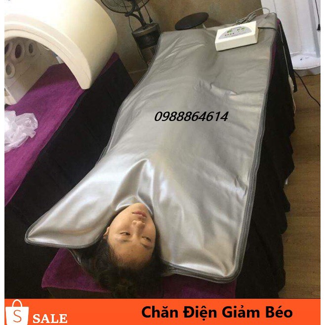 Chính Hãng Chăn Điện Giảm Béo - Chăn Hấp Trắng