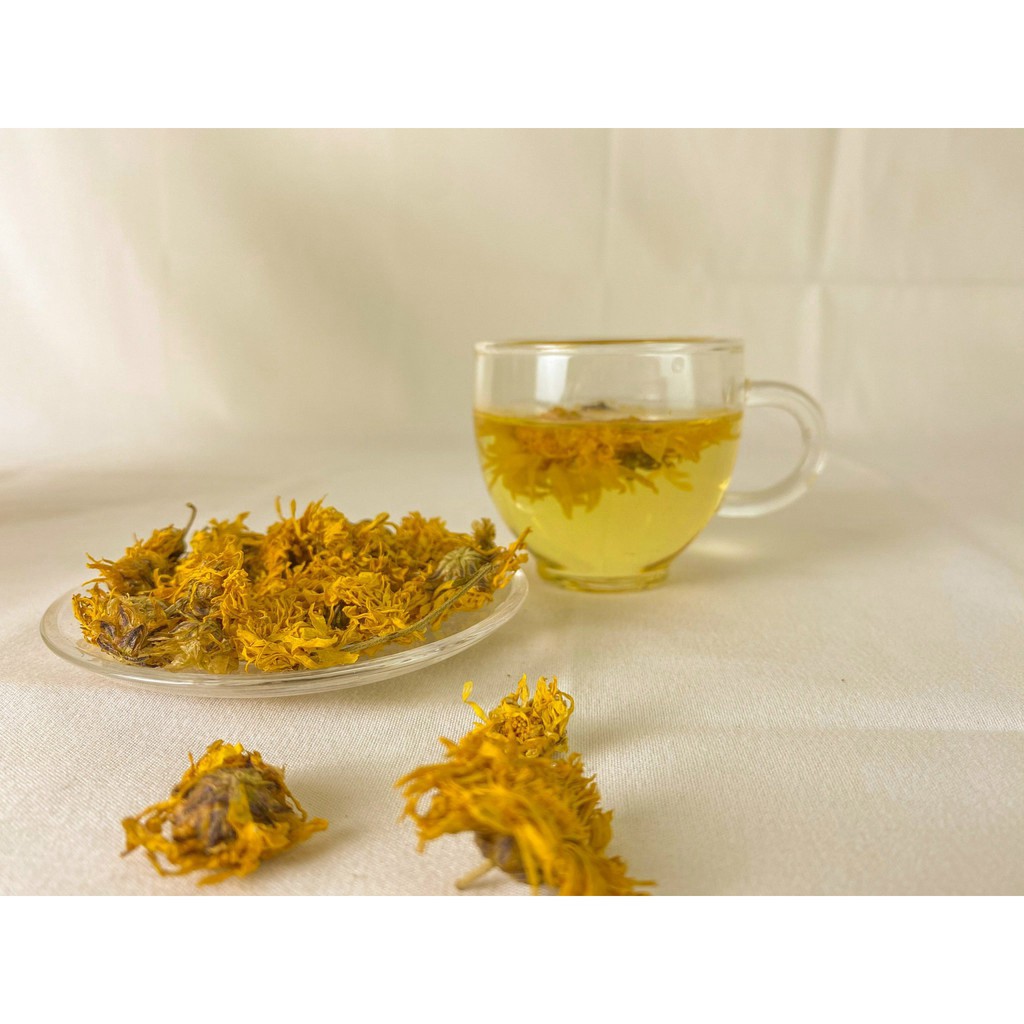 [Beman123]  Trà hoa cúc vàng gói 100g - Ngăn ngừa cao huyết áp (tặng trà hoa cúc đường phèn khi mua từ 200g) - Bách Hóa 
