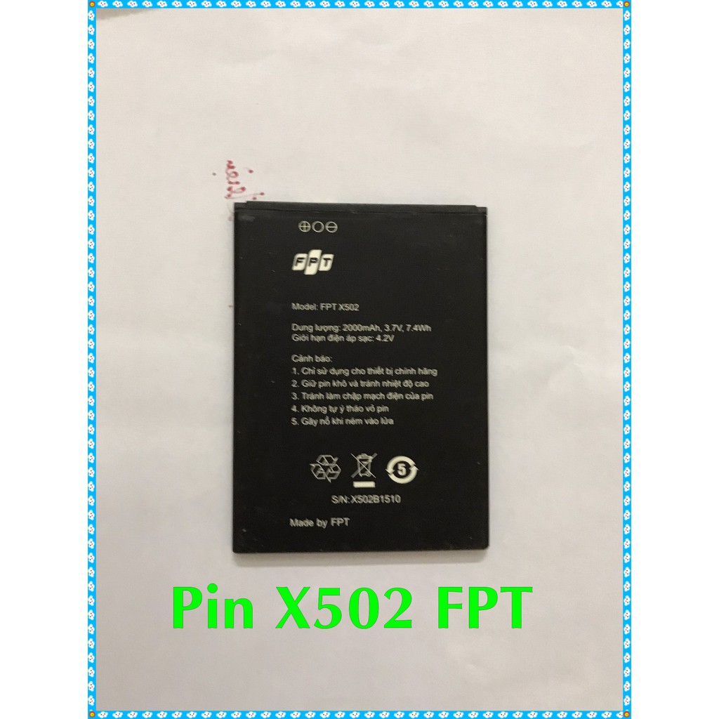 Pin X502 FPT( Hàng cũ bóc máy)