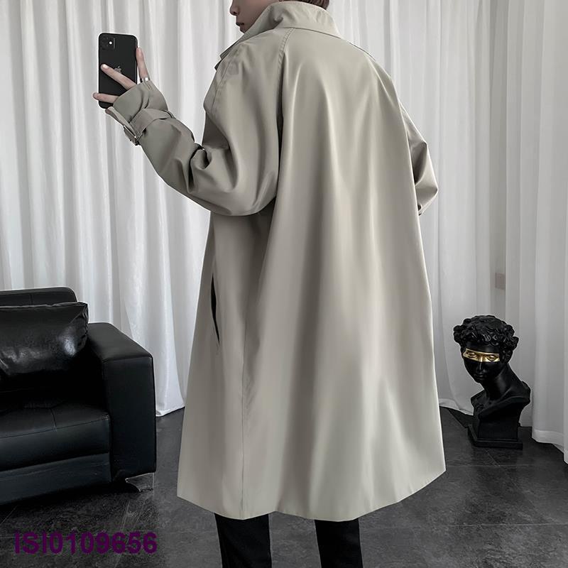 Hàng Có Sẵn Áo Khoác Dài Trung Bình Phong Cách Hàn Quốc Mùa Xuân Thu Dễ Phối Đồ Cho Nam