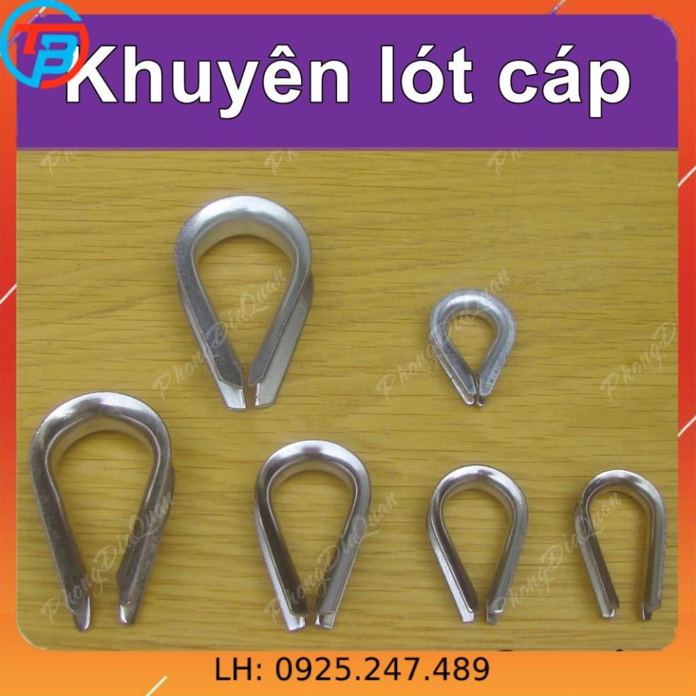 Khuyên lót cáp, bẹn cáp (bằng sắt hoặc inox 304) CÁP THÉP SÀI GÒN