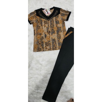 Bộ Quỳnh Anh áo thun giấy quần cotton mịn sale
