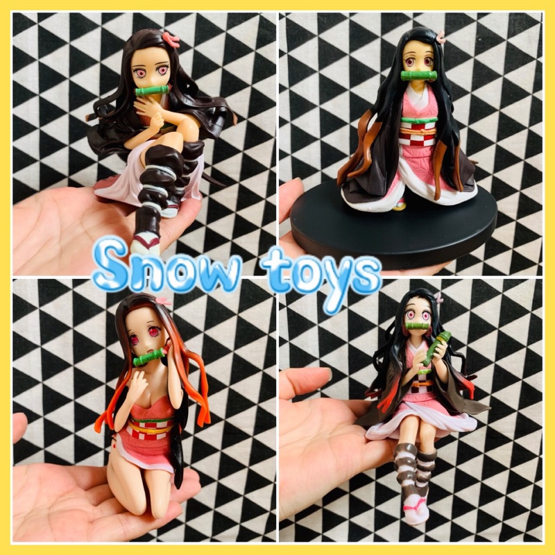 Tổng hợp Mô hình nezuko Kimetsu No Yaiba - thanh gươm diệt quỷ - Kamado Nezuko các tư thế nằm ngồi quỳ đứng -Cao 6~15cm