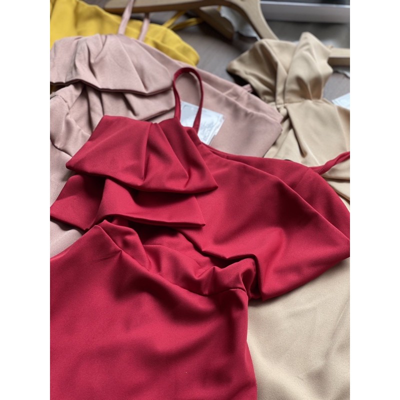 Váy body 2 dây dáng dài