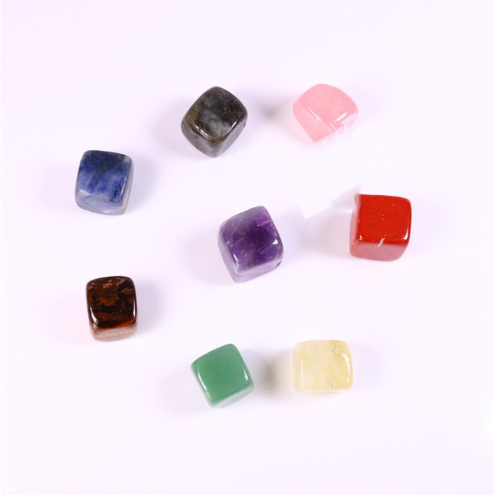 Hộp 8 Viên Đá Thanh Tẩy Lapiz Lazuli Loại To 2 Cm Năng Lượng Tích Cực DA25-4