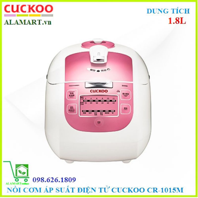 Nồi cơm Áp suất Điện tử CRP-G1015M 1.8L(ĐỎ) (MADE IN KOREA) | BigBuy360 - bigbuy360.vn