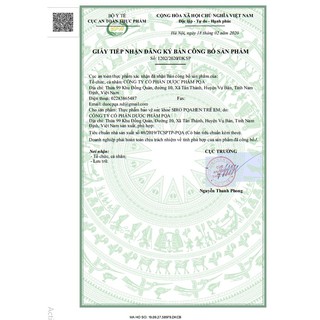 SIRO PQA HEN TRẺ EM 250ML
