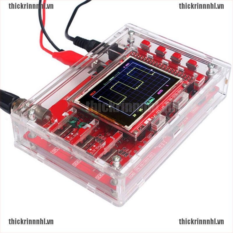 <Hot~new>New dso138 2.4" tft digital oscilloscope acrylic case diy kit smd soldered