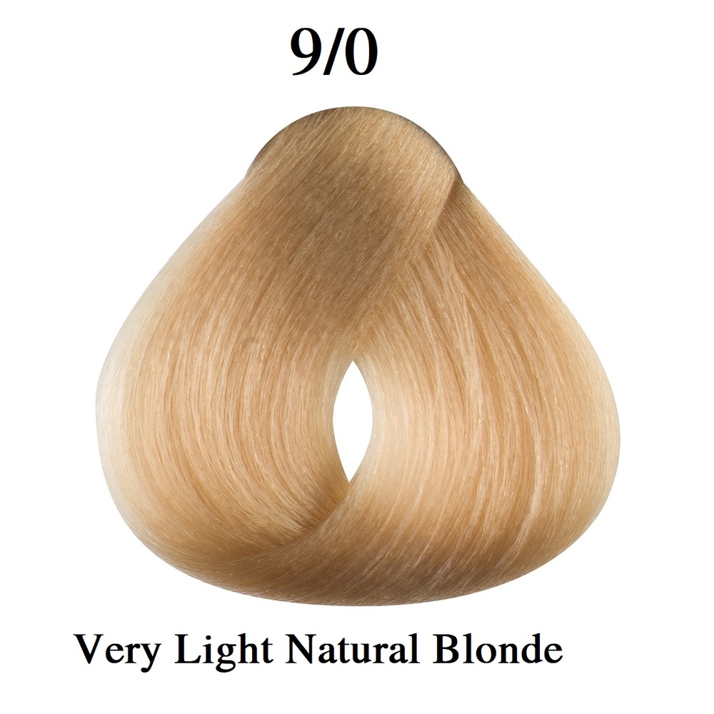 Thuốc Nhuộm Tóc Tại Nhà Màu Vàng Tự Nhiên Rất Sáng 9/0 Very Light Blonde Hair Dye Cream