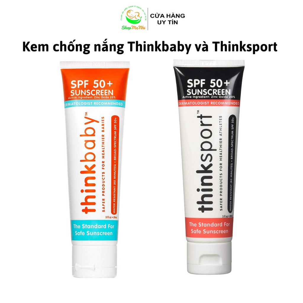 Kem chống nắng vật lý Thinkbaby Suncreen Spf 50.