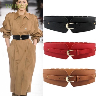 Twinkle đầm dự tiệc khóa giả da nữ nữ thắt lưng đầm thắt lưng / nhiều màu