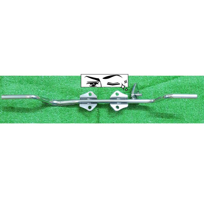 Gác máy xe dream wave nhỏ cup 67 inox đặc không sét