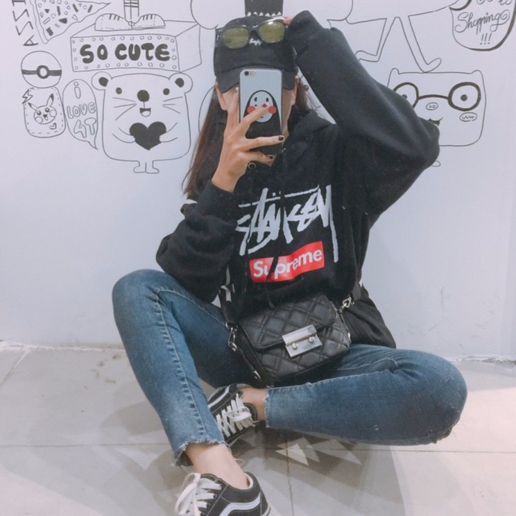 [HOODIE] STUSSY SUPREME