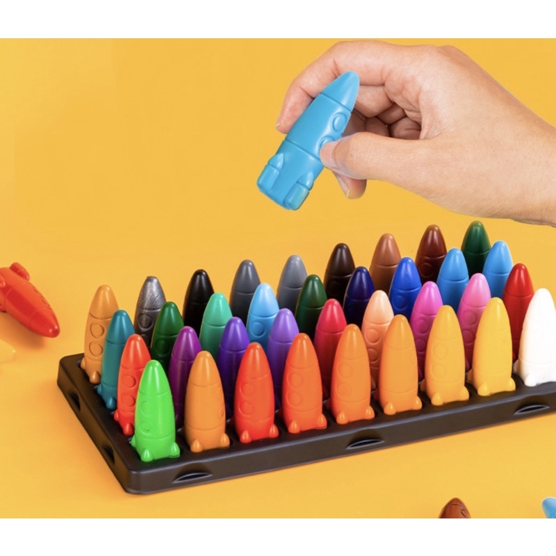 Hộp màu hữu cơ Deli hình tàu vũ trụ