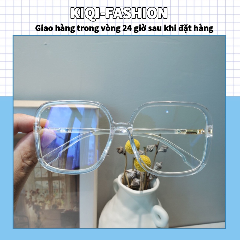 Mắt kính gọng vuông chống bức xạ/ ánh sáng xanh thời trang cho nam và nữ