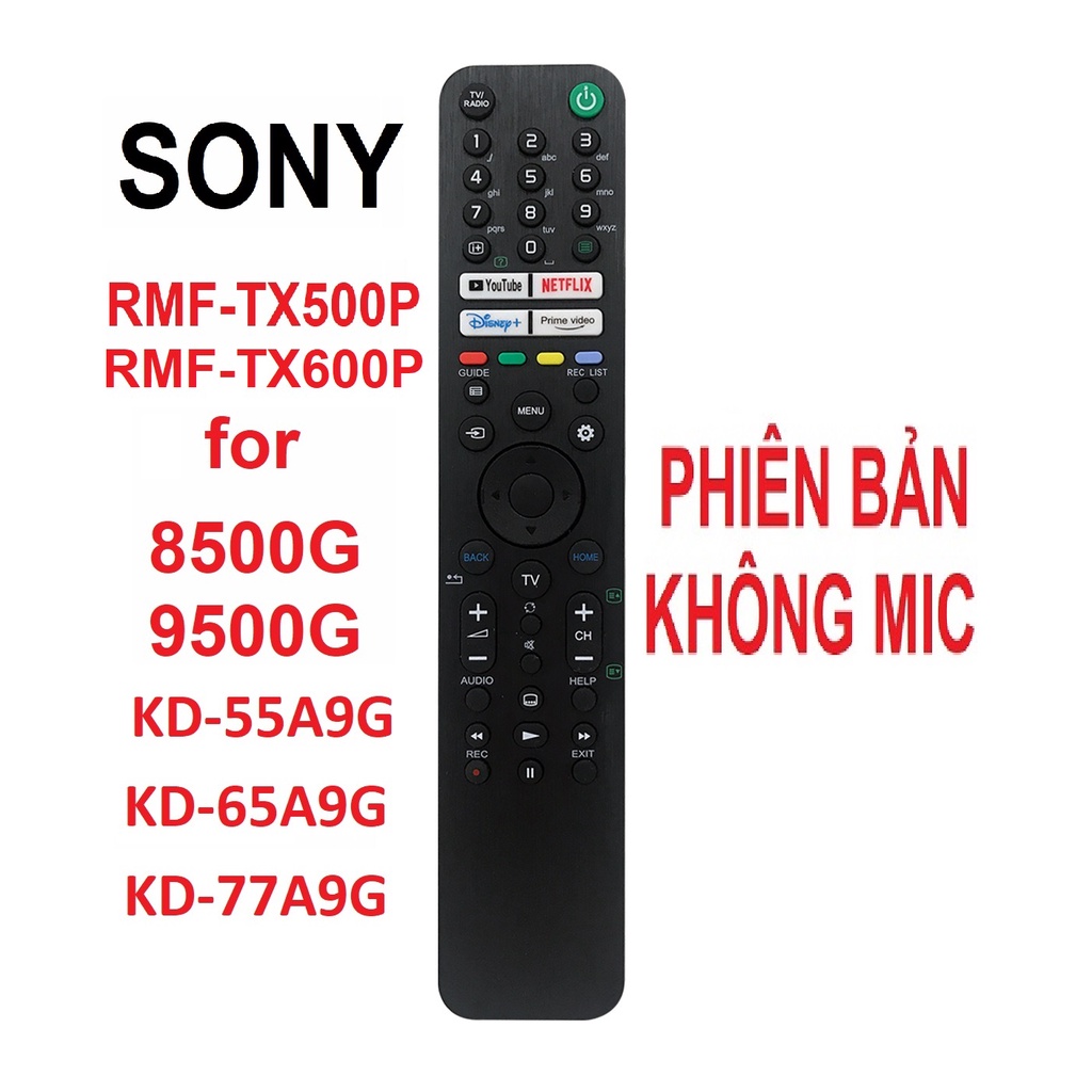 Remote điều khiển tivi SONY RMF-TX500P RMF-TX600P