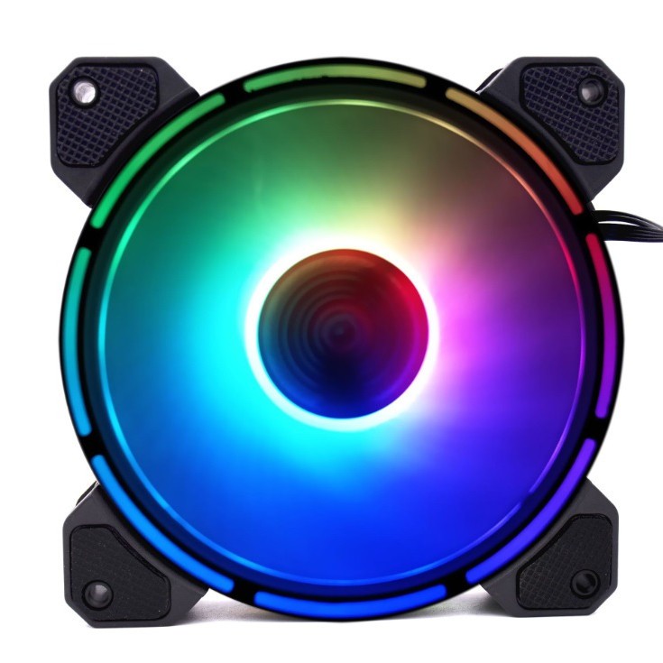 Quạt Tản Nhiệt, Fan Case Coolmoon C2 Led RGB Tùy Chỉnh