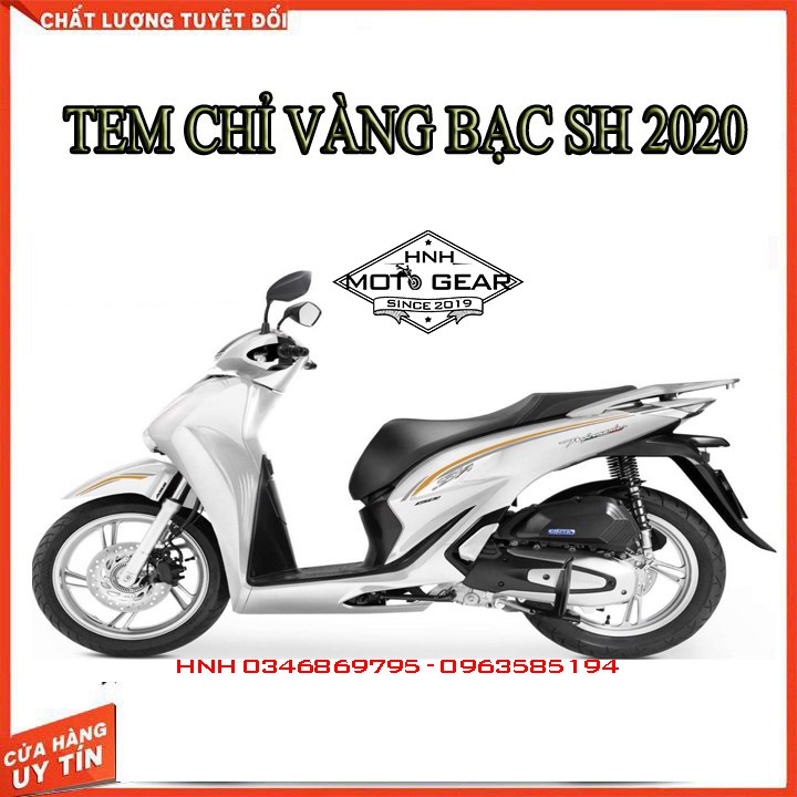 Tem Chỉ Xe SH 2020 Phản Quang Keo 3M