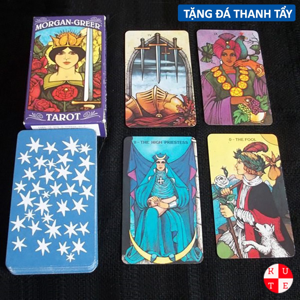 Bài Tarot Morgan Greer 78 Lá Bài Tặng Đá Thanh Tẩy C87