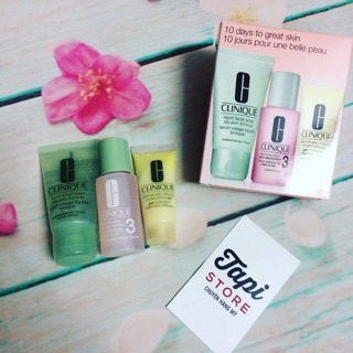 Set dưỡng da Clinique 10 days to great skin