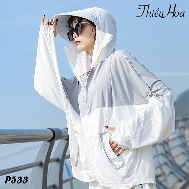 Áo Khoác Nữ Trung Niên Form Rộng Kaki dù cao cấp sang trong trẻ trung mặc mát mẻ chống nắng, chống gió cực tốt P533 | BigBuy360 - bigbuy360.vn