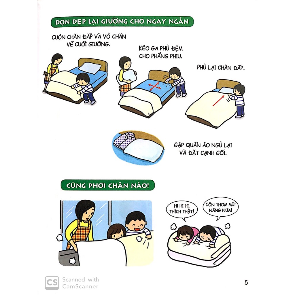 Sách - Cẩm Nang Sinh Hoạt Bằng Tranh Cho Bé Tập 1 Kĩ Năng Sinh Hoạt Thường Ngày (Tái Bản 2019)