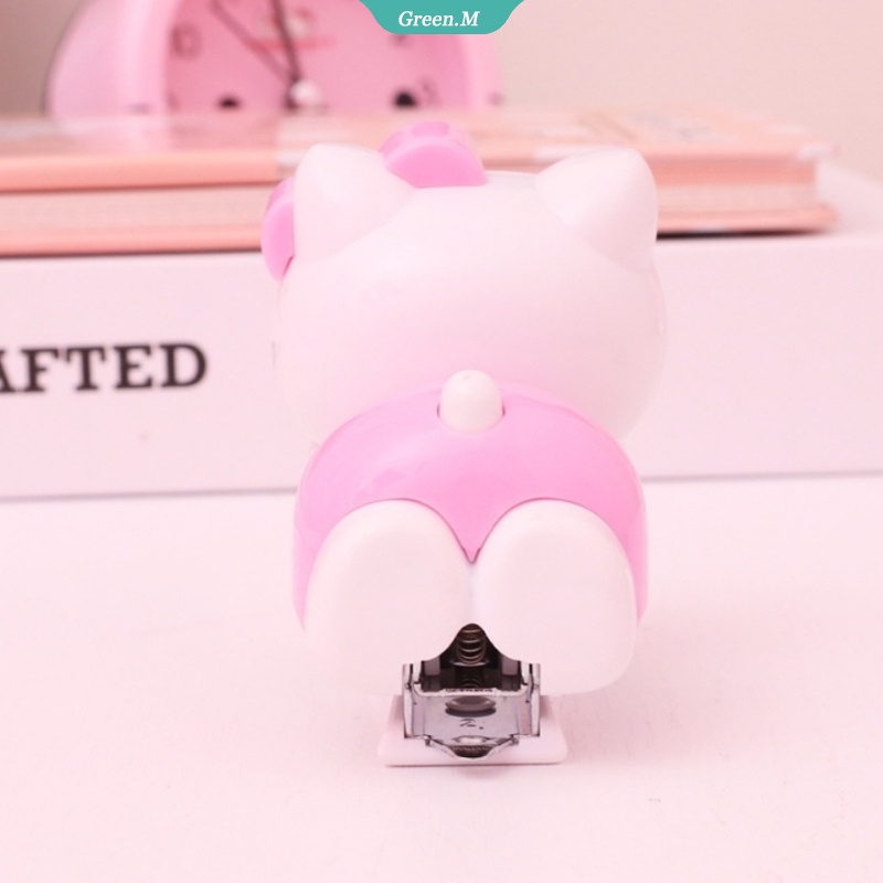 Dập Ghim Bấm Mini Hình Hello Kitty Dễ Thương