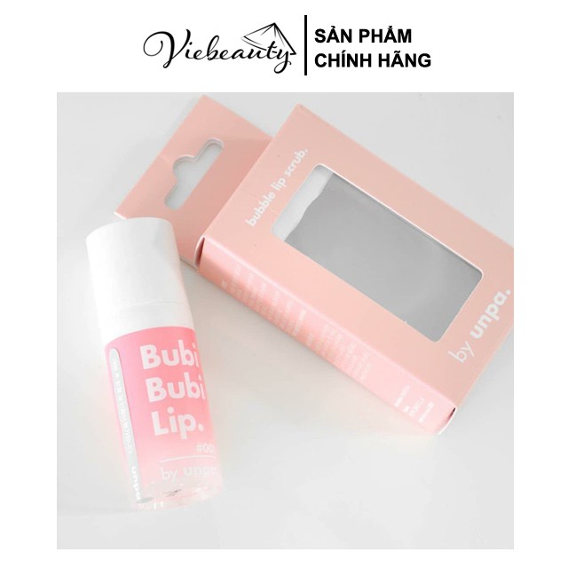 Gel Tẩy Da Chết Môi Unpa Bubi Bubi Lip, Gel Sủi Cực Lành Tính, Làm Bong Tróc Da Chết 12ml - Khongcoson | BigBuy360 - bigbuy360.vn