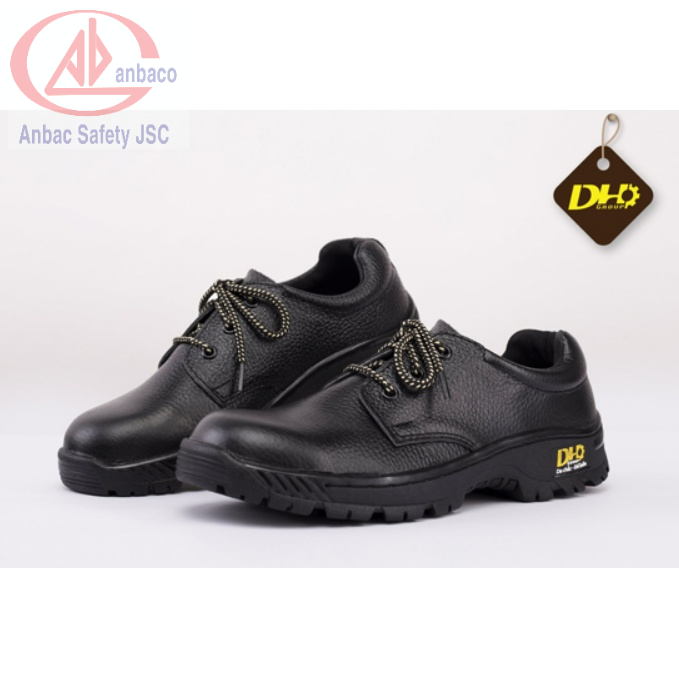 Giày bảo hộ công trình thấp cổ DH mũi thép chống va đập, đế thép chống đinh - Việt Nam