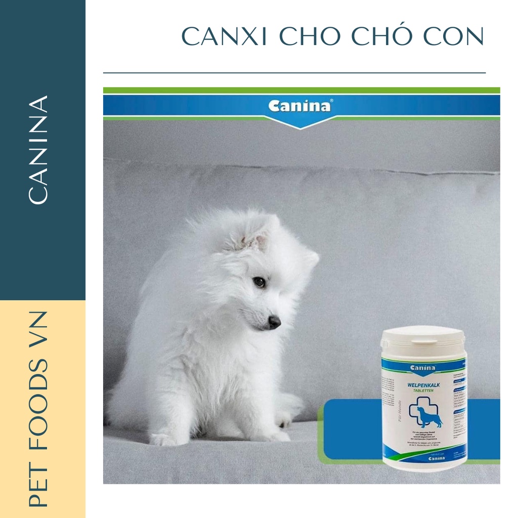 Canxi cho Chó Con CANINA PUPPY LIME dạng viên