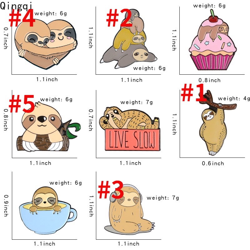 Huy hiệu cài áo Miss Zoe kiểu dáng dễ thương tùy chọn