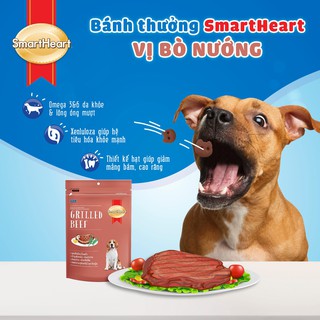 Snack Smart heart hương vị bò nướng gói 100gr