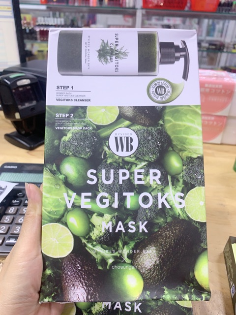 Mặt Nạ Thải Độc Rau Củ Quả Super Vegitoks Mask