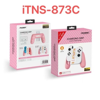 Charging Grip Nintendo Switch Oled v1 v2 mầu hồng của hãng dobe bộ grip sạc tay joycon Strap charging grip nintendo