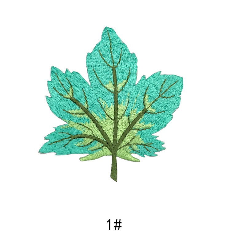 Miếng Dán Ủi Quần Áo Hình Lá Phong 8 * 7CM