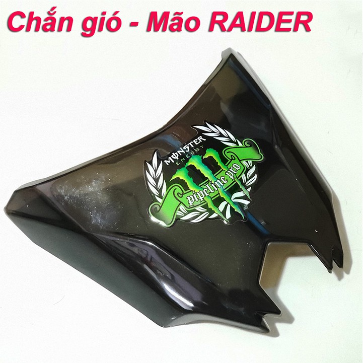MÃO | KÍNH CHẮN GIÓ RAIDER Fi TRONG KHÓI