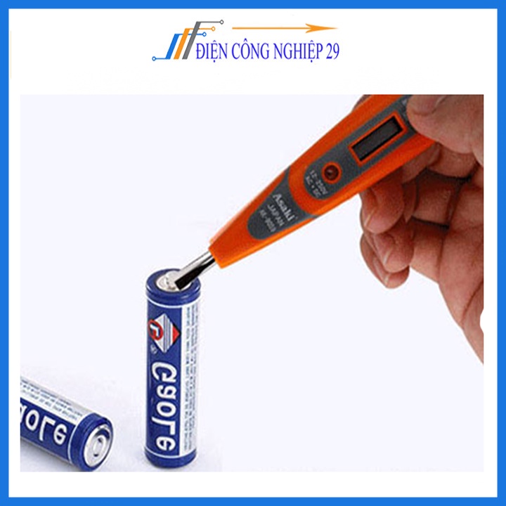 Bút thử điện Asaki AK-9059 hiển thị màn hình điện tử cao cấp