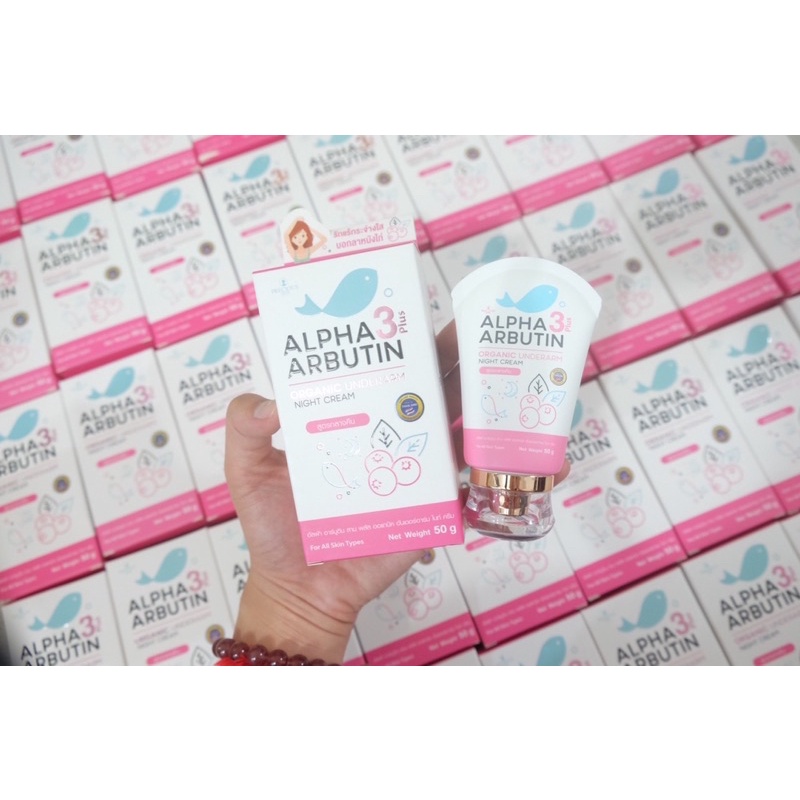 Kem dưỡng da vùng nách Alpha Arbutin 3 Plus Organic Underarm Night Cream Loại Tuýp Mới