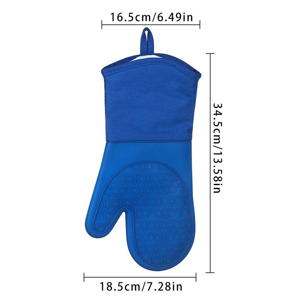 Găng Tay Silicone Cách Nhiệt Chống Trượt Dùng Cho Lò Vi Sóng