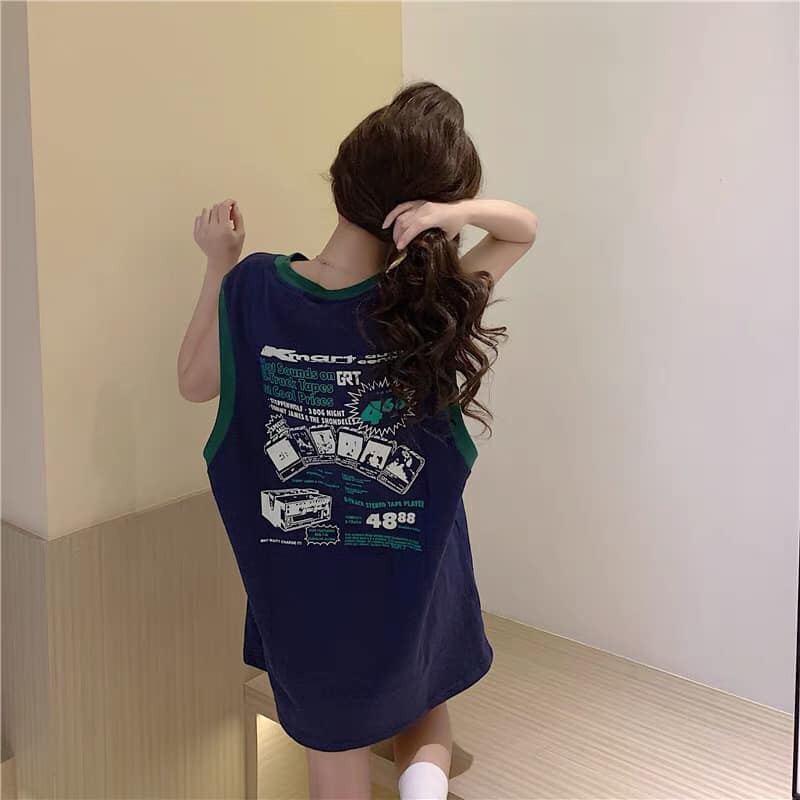 [RẺ VÔ ĐỊCH] Áo Thun Sát Nách Unisex Form Rộng - Áo Tank Top Chứ 466 Siêu Hot