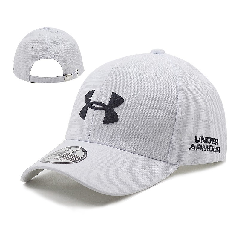 UNDER ARMOUR Mũ Lưỡi Trai Thêu Logo Under Armor Phong Cách Hàn Quốc