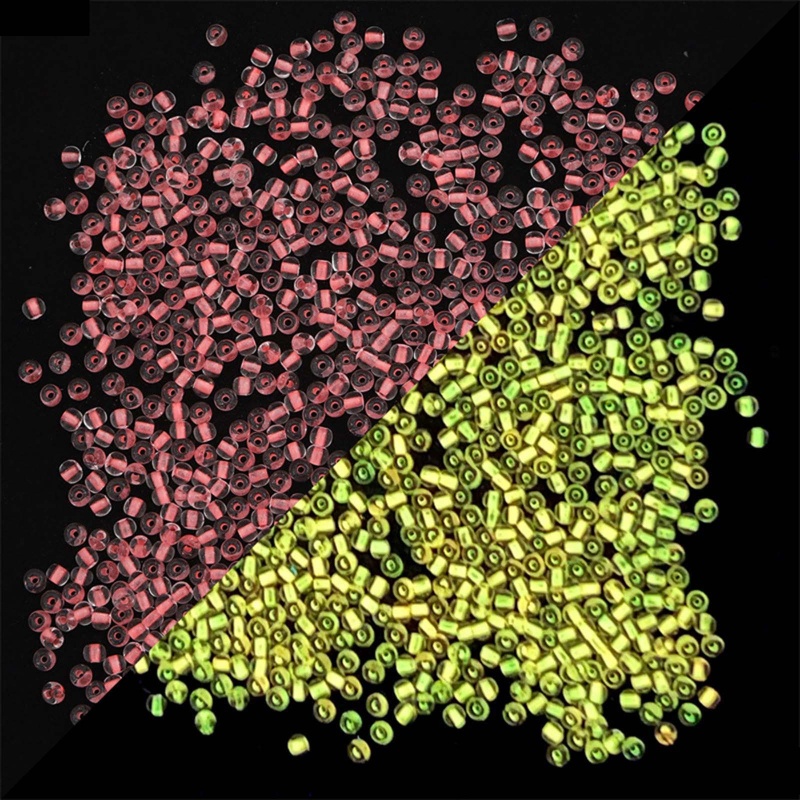 Set 660 Hạt Nhựa Acrylic Phát Quang Thay Đổi Màu Sắc Dùng Để Làm Đồ Trang Sức Diy