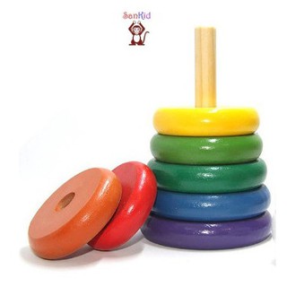 Tháp cầu vồng 7 màu cho bé