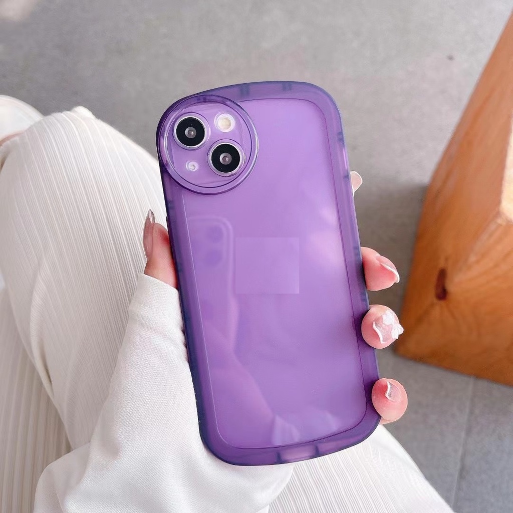 Ốp Điện Thoại tpu Mềm Trong Suốt Hình Elip Đơn Giản Cho Iphone 12 pro max 11 pro max xs max xr x 13promax