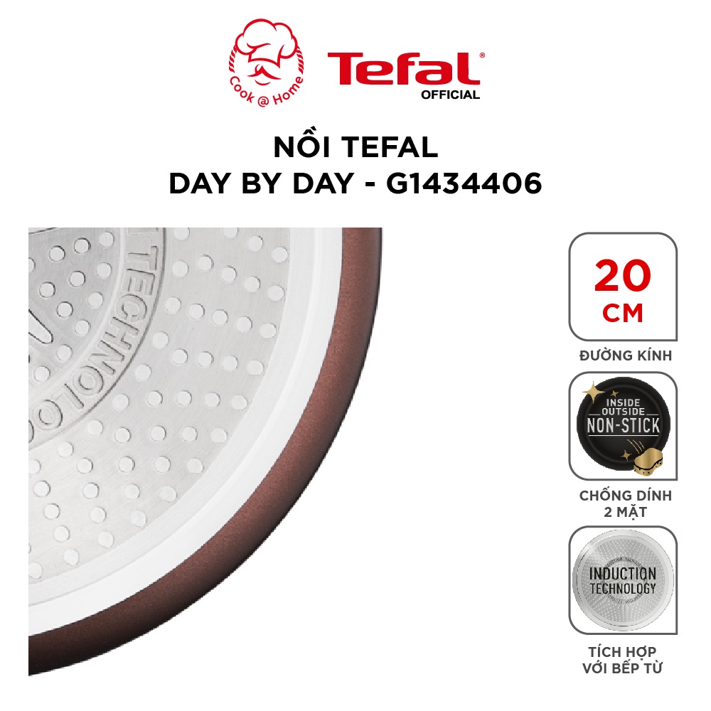 Nồi chống dính Tefal Day By Day 20cm G1434406