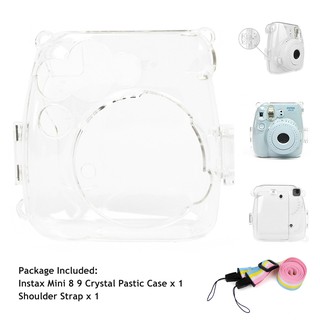 Vỏ Bảo Vệ Bằng Nhựa Trong Suốt Cho Máy Ảnh Fujifilm Instax Mini 8 8+ 9