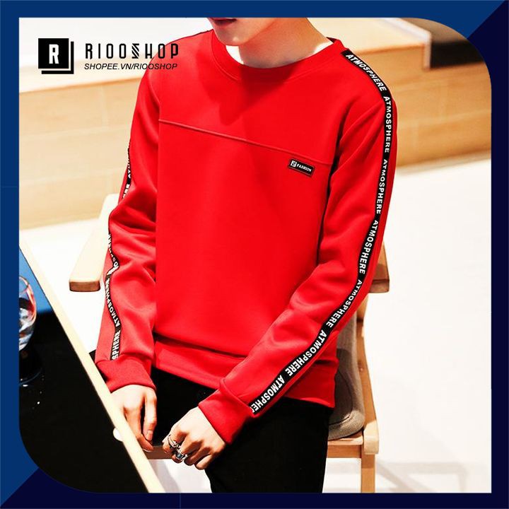 Áo thun nam tay dài hàn quốc atmos cực đẹp RKL007 - áo phông nam dài tay đẹp Riooshop | BigBuy360 - bigbuy360.vn