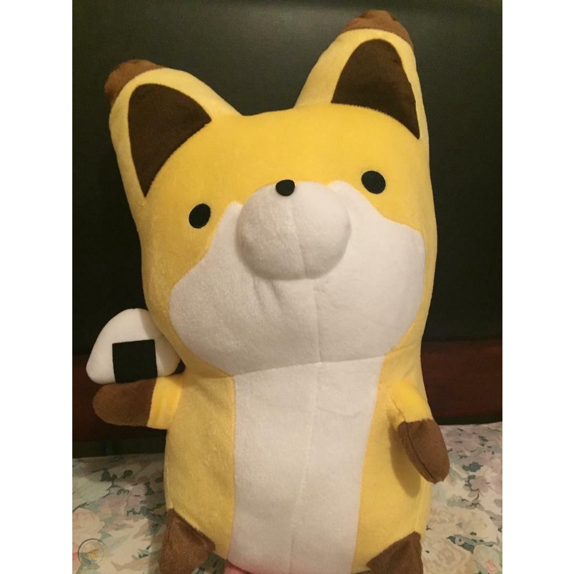 Gấu bông cáo chồn BANPRESTO Tanuki To Kitsune Picnic Fox with Riceball Plush Toreba chính hãng Nhật Bản