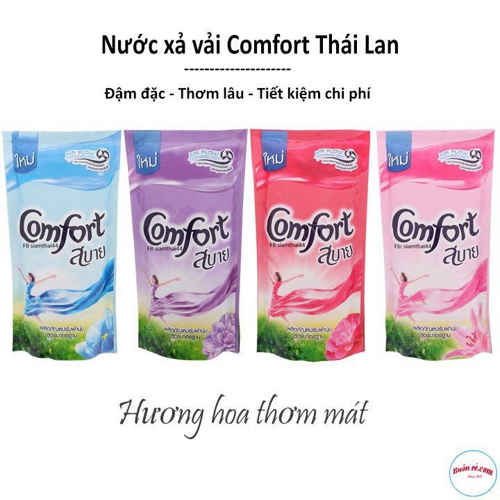 [SALE25]  90QN M Nước Xả Vải Comfort Thái Lan Túi 580ml Siêu Mềm Thơm -br00224 6