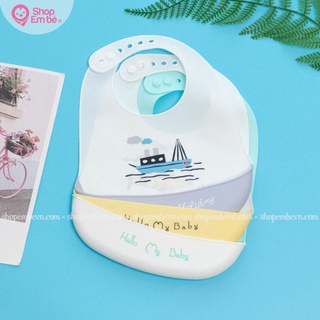 Yếm Ăn Dặm Silicon Magical Holiday Dễ Thương Cho Bé